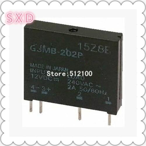 50pcs G3MB-202P 5V 12V 24V DC-AC PCB In 12VDC,Out 240V AC 2A Solid State Relay