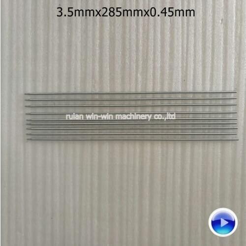 500pcs 3.5mmx285mmx0.45mm extension spring side sealing bag making machine springs