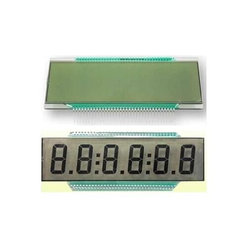 70PIN TN Positive 6-Digits Segment LCD Panel 5V (No Backlight) Tanker Display Screen