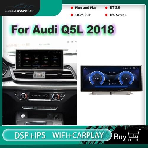 10.25 Inch Anti-glare Screen Android Car Radio For Audi Q5L 2018 Navigation Multimedia Player Wireless Carplay Stereo Receiver