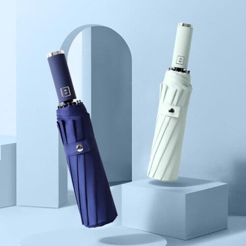 Large Size Foldable Strong Windproof Travel Umbrella Family Big Paraguas 3 Fold Rain Storm Umbrella for Men