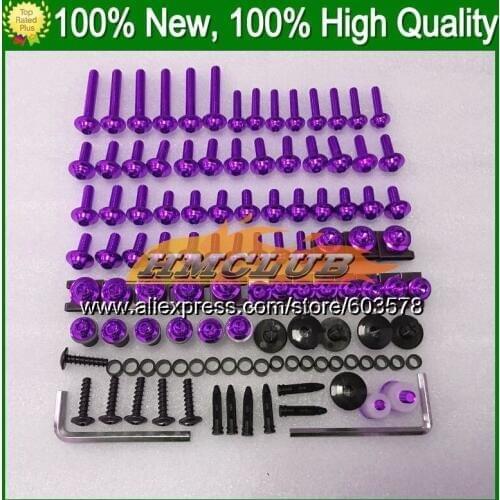 Fairing bolts full screw kit For HONDA VFR800 07 08 09 10 12 VFR 800 VFR800RR 2007 2008 2009 11 2012 CL118 Nuts bolt screws Nut