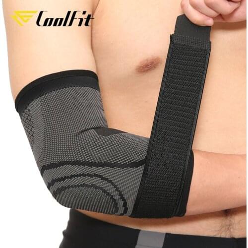 CoolFit SUPPORT 1PCS Compression Elastic Nylon Basketball Elbow brace support protector Volleyball Bandage Elbow pads