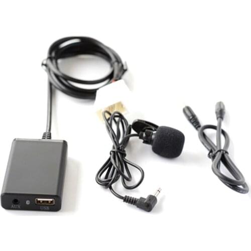 For Honda Goldwing GL1800 Digital Audio Music Changer USB AUX Adapter with MIC
