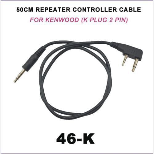50cm 46-K Repeater Controller cable FOR KENWOOD (K plug 2 pin)