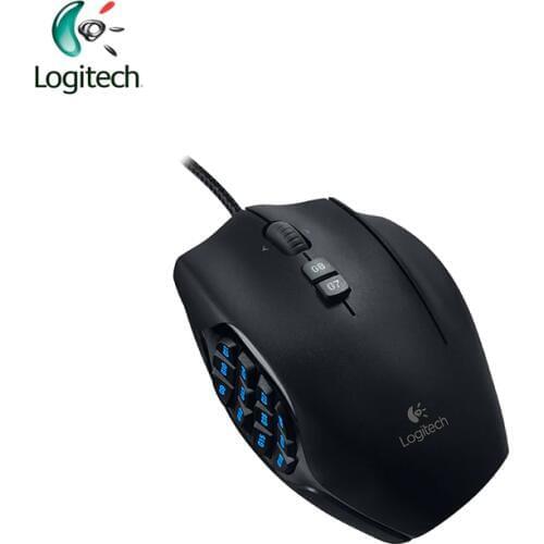 Logitech G600 MMO Wired Gaming Mouse Laptop PC Gamer Mouse 8200DPI Opticali Genuine 17 Programmable Buttons Official Agency Test