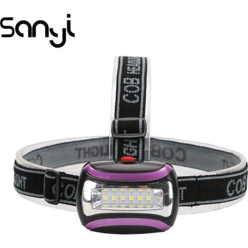 Mini Headlamp 3 Modes Torch Lantern Outdoor Camping Headlight 6*LED Lanterna With Headband Emergency Light Waterproof Lighting