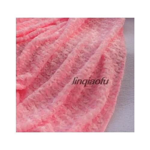 New clothing fabric three-dimensional flannel rose fabric toy pillow fabric 150cmx100cm