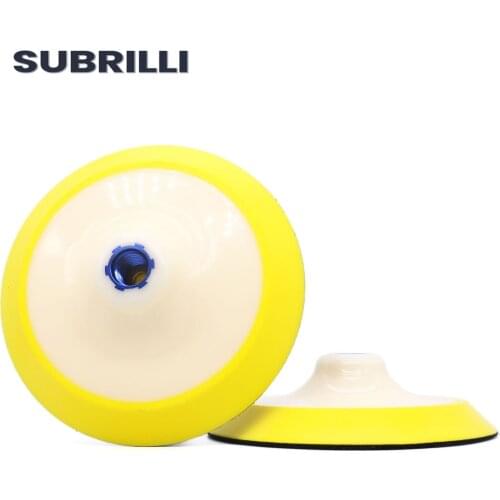 6 inch Plate Backing Pad for Car Polisher M14 OR 5/8-11with Polishing Sponge Pad 6" Hook Loop Backing Pad