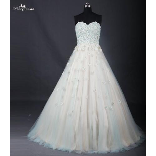 RSE702 Turquoise And Champagne Prom Dresses 2016