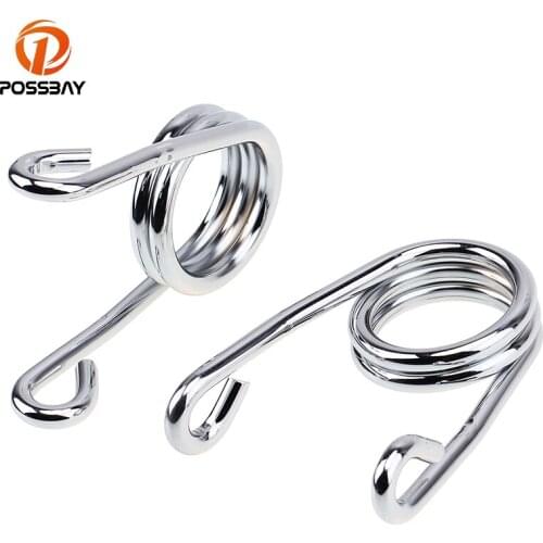 POSSBAY 3" A Style Stainless Steel Motorcycle Seats Spring Bike Solo Cushion Pad Seat Spring for Harley Softail Sportster Bobber