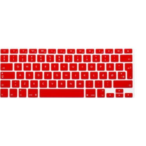 Danish language EU UK Silicone Keyboard Cover 100pcs For Mac MacBook Pro Air Retina 13 15 17 Protective Film Skin Protector
