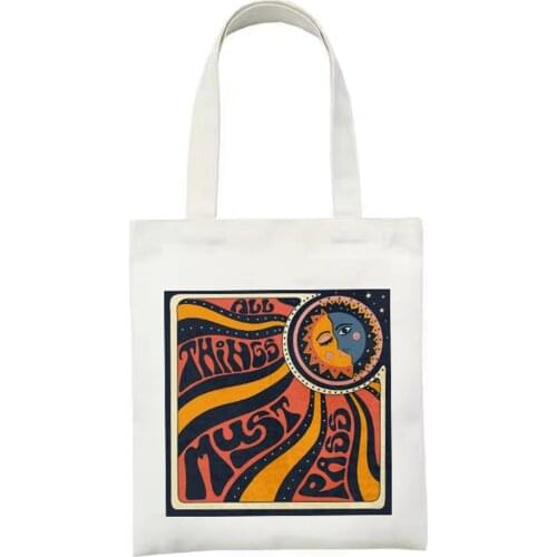 Large Capacity Travel Bags Gift For Friend Casual Individuality Shopping Ladies Handbag Women Elegant Canvas Eco Reusable Bag