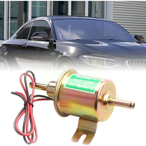 High Quality Low Pressure Universal Petrol Gasoline Brass 12V Pump Electric Motorcycle Fuel Inline 5/16'' ATV For Car 24V Z8W7