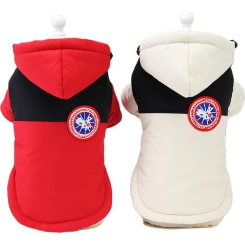 Dogs And Pets Winter Coat Dog Cat Vest Splicing&Badge Dog Winter Warm Clothes Jacket For Pet Dog Apperal