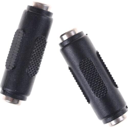 1 Pcs 2.1mm X 5.5mm Female To Female DC Power Socket Audio Adapter Connector