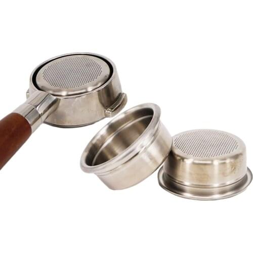 58mm Stainless Steel Filter Basket High Pressure Breville Delonghi Krups Coffee Machine Porous Dripper Cup