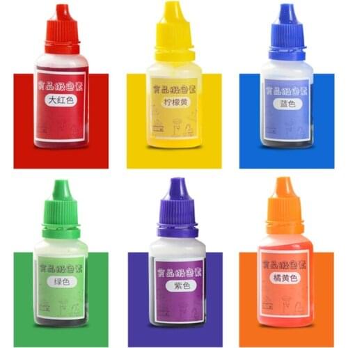 6pcs 25ml Liquid Pigment DIY Handmade Scented Candle Coloring Colorants for Jelly Soybean Wax Dye Making