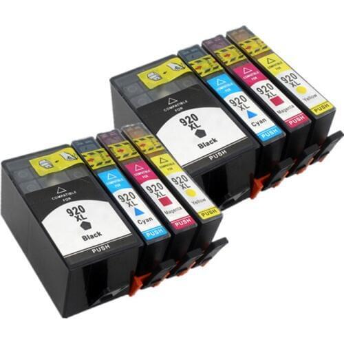 8Pack Compatible for 920XL ink cartridge for HP 920 HP920 Use in Officejet 6000 6500 7000 7500 E910 E709c E709 printher