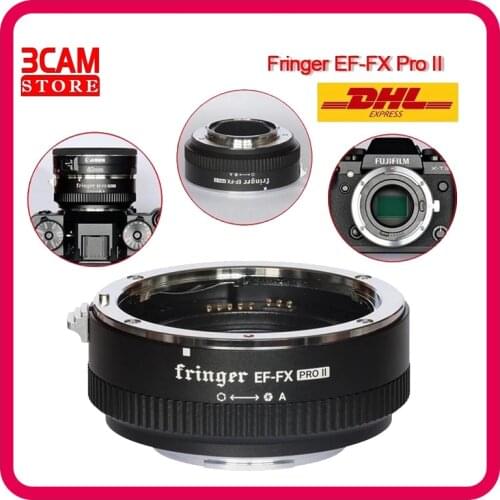 Fringer EF-FX PRO II lens adapter EF-FX II for Canon EF Lens to Fujifilm Auto Focus Adapter Compatible Fujifilm X-H X-T X-PRO