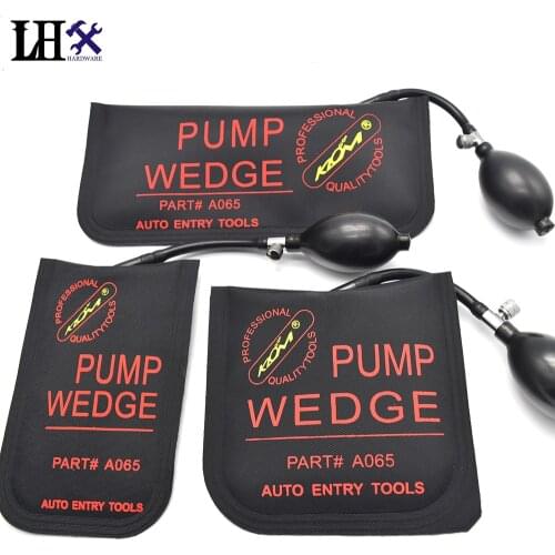 Hardware e Professional Rubber Pump Wedge Airbag Universal Air Wedge Locksmith Tools Lock Pick Set Car Door Lock Opener