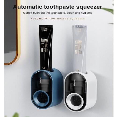 Automatic Toothpaste Squeezer Childrens Household Wall-mounted Holder Rack Home Toothpaste Dispenser Bathroom Tools Accessories