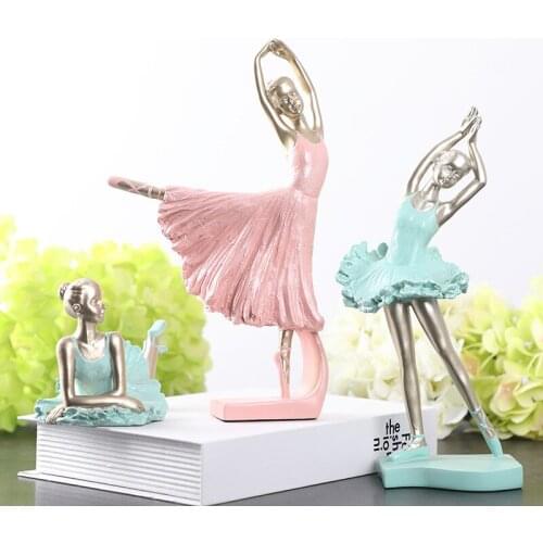 BALLET DANCING STATUE DANCERS GIRL RESIN ART&CRAFT CAR INTERIOR DECORATIONS DESKTOP DECORATION OFFICE L3291