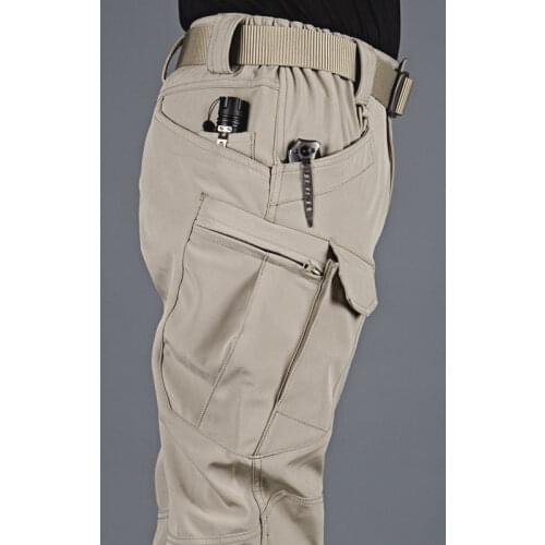 Outdoor Cargo Pants Men Tactical Pants Classic Military Multi Pocket Travel Wide Leg Work Straight Trousers Casual
