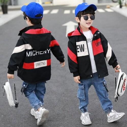 CHILDRENS Garment BOYS Spring Clothing Western Style Jacket 2020 New Style Big Kid 12 Boy Spring and Autumn Tops 15-Year-Old F