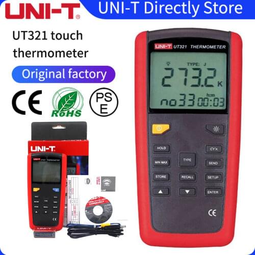 UNI-T UT321 Contact Type Termometers Range -150~1375 USB Interface Industrial Temperature Test Selection