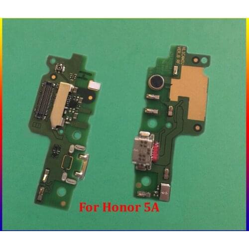 HAOYUAN.P.W 100% new USB Dock Charging Port Mic Microphone Connector Flex Cable for Huawei Honor 5A