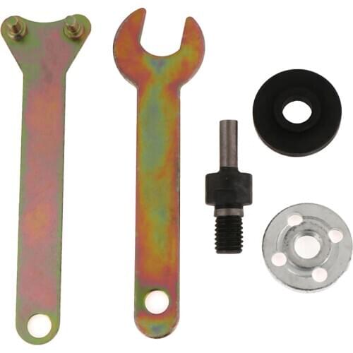 HELTC 5Pcs/Set Electric Drill Variable Angle Grinder Connecting Rod Converter Set Drill Conversion Angle Grinding Tool 6mm