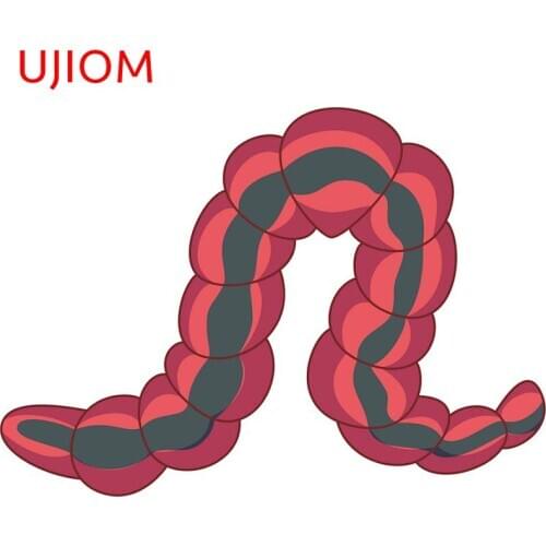 UJIOM Hair Bug Mural Art Wallpaper Bedroom Accessories Living Room Decor Wall Stickers Bathroom Kitchen Decorative Decals