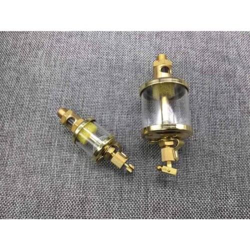 1PC 1/4" Male x 4" Cup Diameter Male Thread Needle Valve Oil Cup Sight Gravity Drip Oilers Lubricator For machine Engine