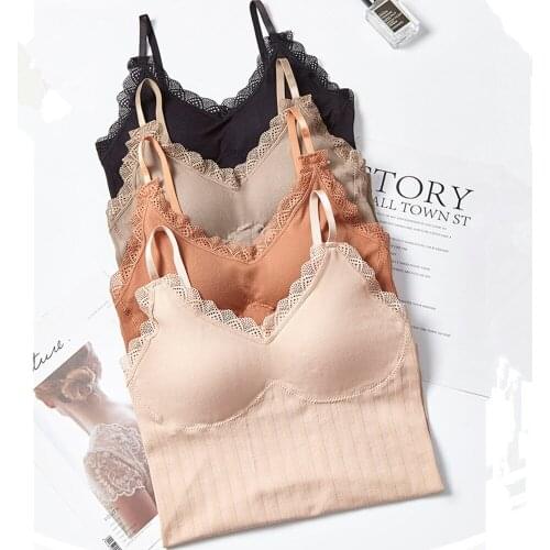 Newest Summer Girl Women Lace Top Tank Cotton Camisole Cami Shirt Ladies Sexy Slim Vest Tops sleeveless T shirt