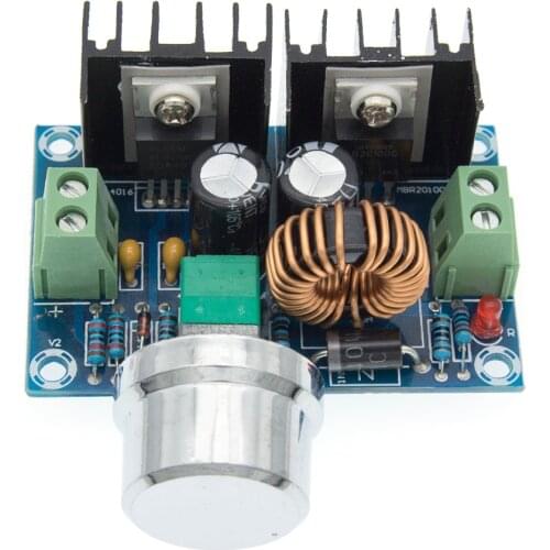 New Max 8A 200W DC-DC Step Down Buck Converter Power Supply XL4016 PWM Adjustable 4-40V To 1.25-36V Step-Down Board Module