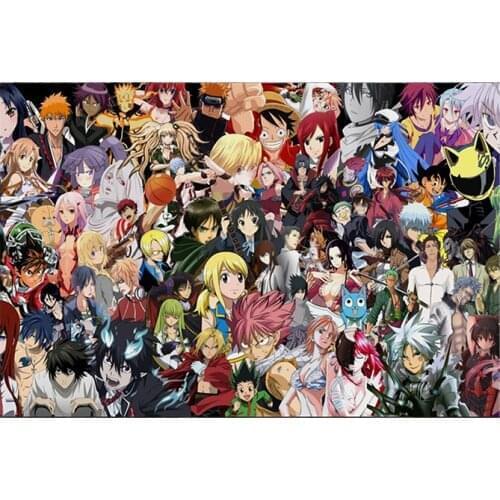 Poster Canvas Painting Nordic Printed Fullmetal Alchemist Beelzebub Death Note Kuroko Anime Modular Pictures Wall Art Home Decor