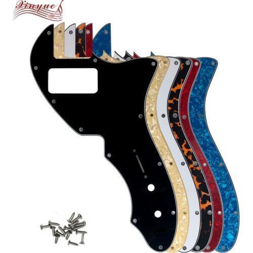 Pleroo Guitar Parts For TV Jones 12 hole screws US Tele 69 Thinline Guitar Pickguard Scratch Plate