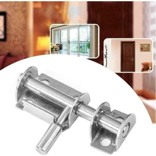 Durable Wooden Door Latch Home Hardware Gate Safety Door Bolt Latch Lock Stainless Steel Lock Hasp Sliding Bolt Safety Hardware