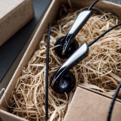 ShoonTH ESEP-01BL Earbuds Large Diameter Dynamic Driver High Fidelity HiFi Flat-head Earphone Vocal sound Handmade