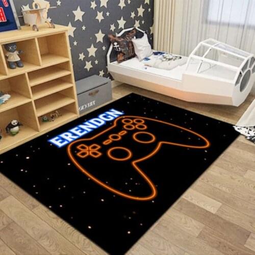 Video game cartoon game machine carpet household living room carpet bedroom bedside covered with carpet balcony floating window