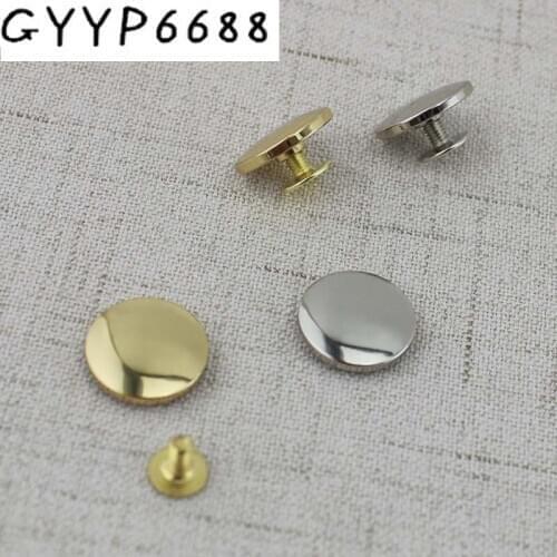 4pcs 50pcs High Quality Binding Screws Nail Rivets Leather Copper Craft Belt Wallet Solid Screws DIY rivets accessories