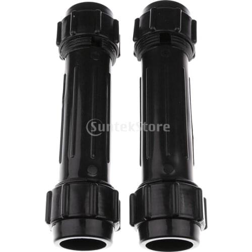 2 Pieces Screwed Joints for Kayak Canoe Inflatable Boat Paddles Black