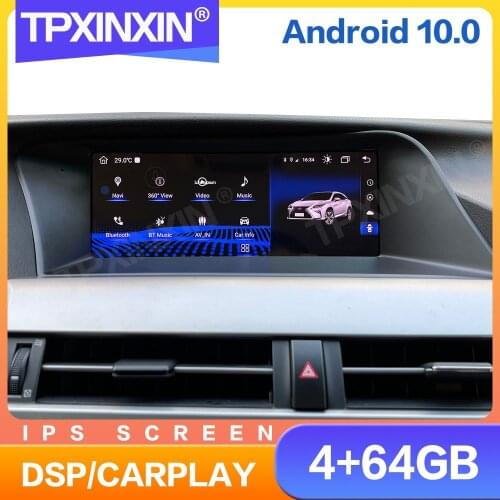 64GB Android 10 Car Radio For Lexus Rx 270 350 450 2009-2014 Multimedia AutoRadio Player Navigation Stereo GPS 2 din Accessories