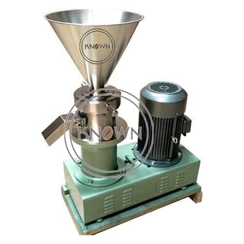 Free shipping batter making machine electric food colloid mill machine peanut butter maker process machine