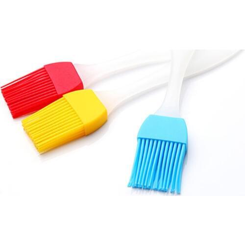 Big price cuts 1pc Silicone brush small barbecue brush heat-resistant lint-free kitchen baking tools cake Basting Brushes