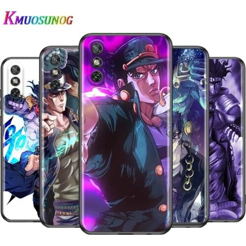 JoJo Bizarre Adventure Anime for Huawei Y7 6P 6S 8S 9A 8P 7A 5P 7P 7 6 5 Prime Pro Lite 2020 2019 2018 Black Phone Case
