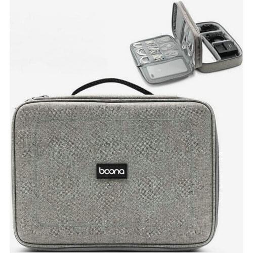 NEW Capacity Electronics Travel Bag Document Bag For Cameras Storage USB Charging Cable Intimate Accessories BN-D006