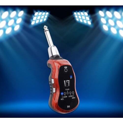 Guitar Headphone Amp 5 Sound Effects Modes Plastic Multi-function Bluetooth Amplifier for Electric Guitar Parts & Accessories