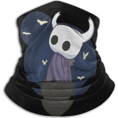 Logo The Knight Graphic Art Hollow Knight Funny Game 3D Bandana Face Neck Warmer Soft Fleece Mask Sport Scarf Hollow Knight